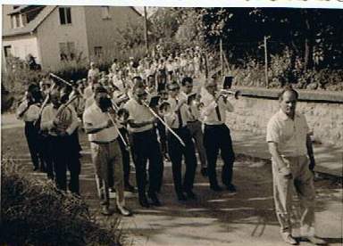 September 1966 Umzug beim Gründungsfest